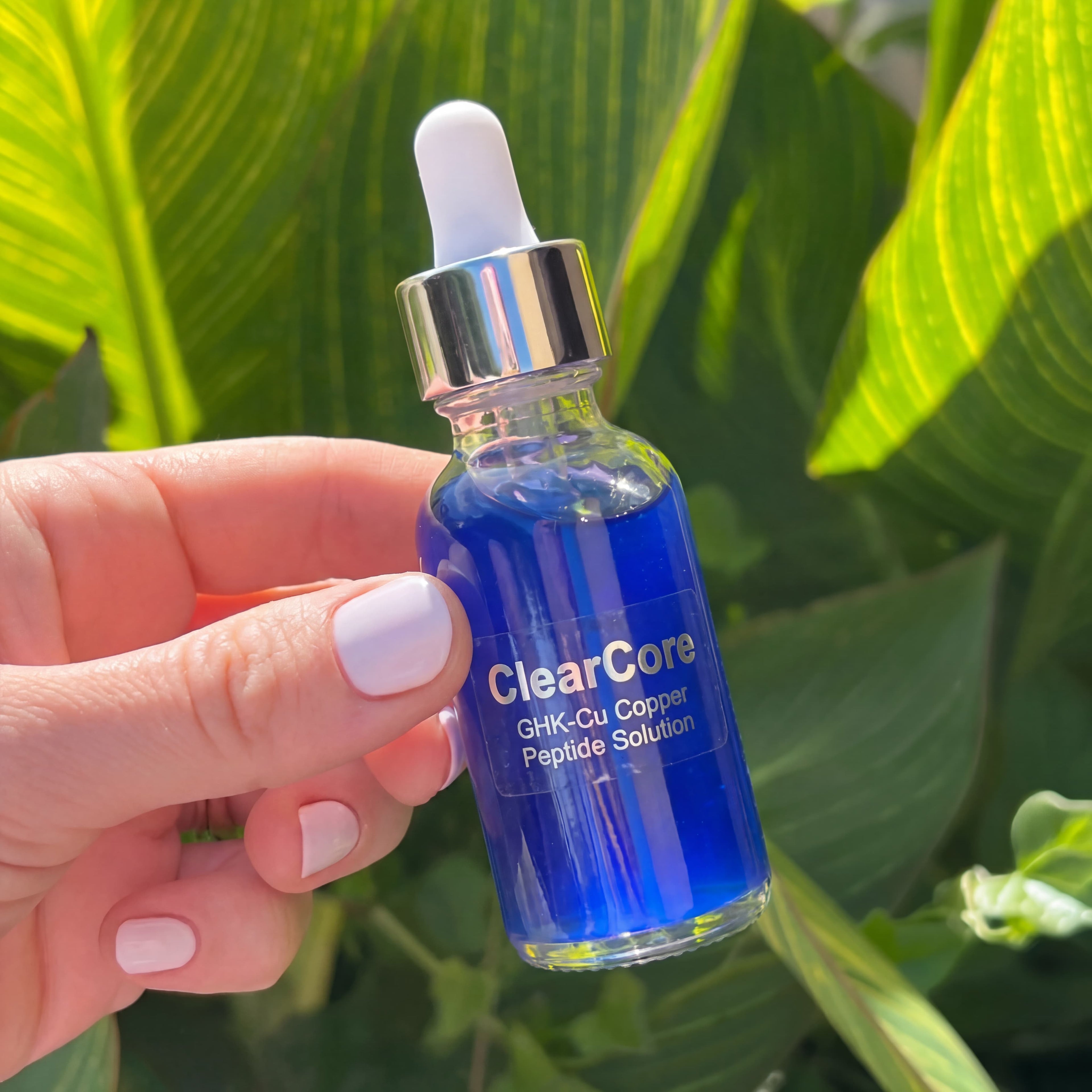 ClearCore© GHK-Cu Copper Peptide Solution | 99%+ Purity